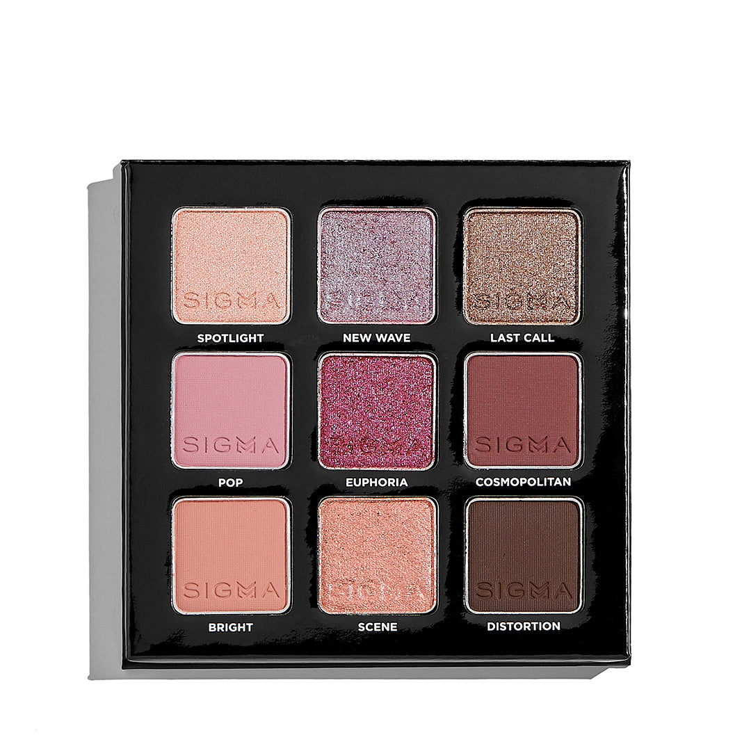 Sigma Beauty Electric Pink 9-shade Eyeshadow Palette 