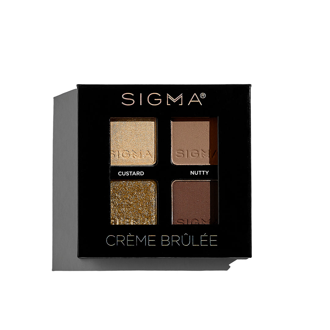 CRÈME BRÛLÉE EYESHADOW QUAD CLOSED