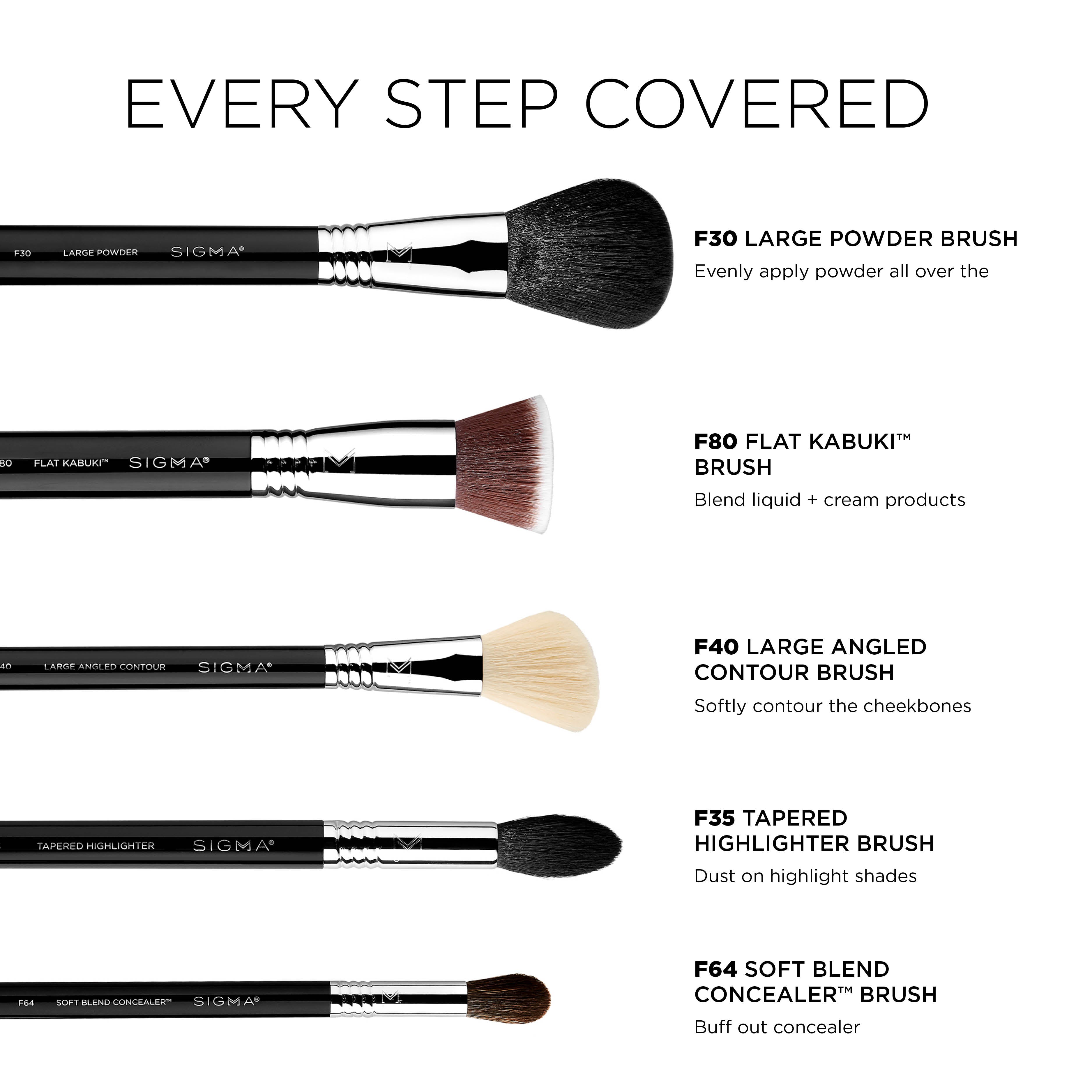 Classic Face Brush Set