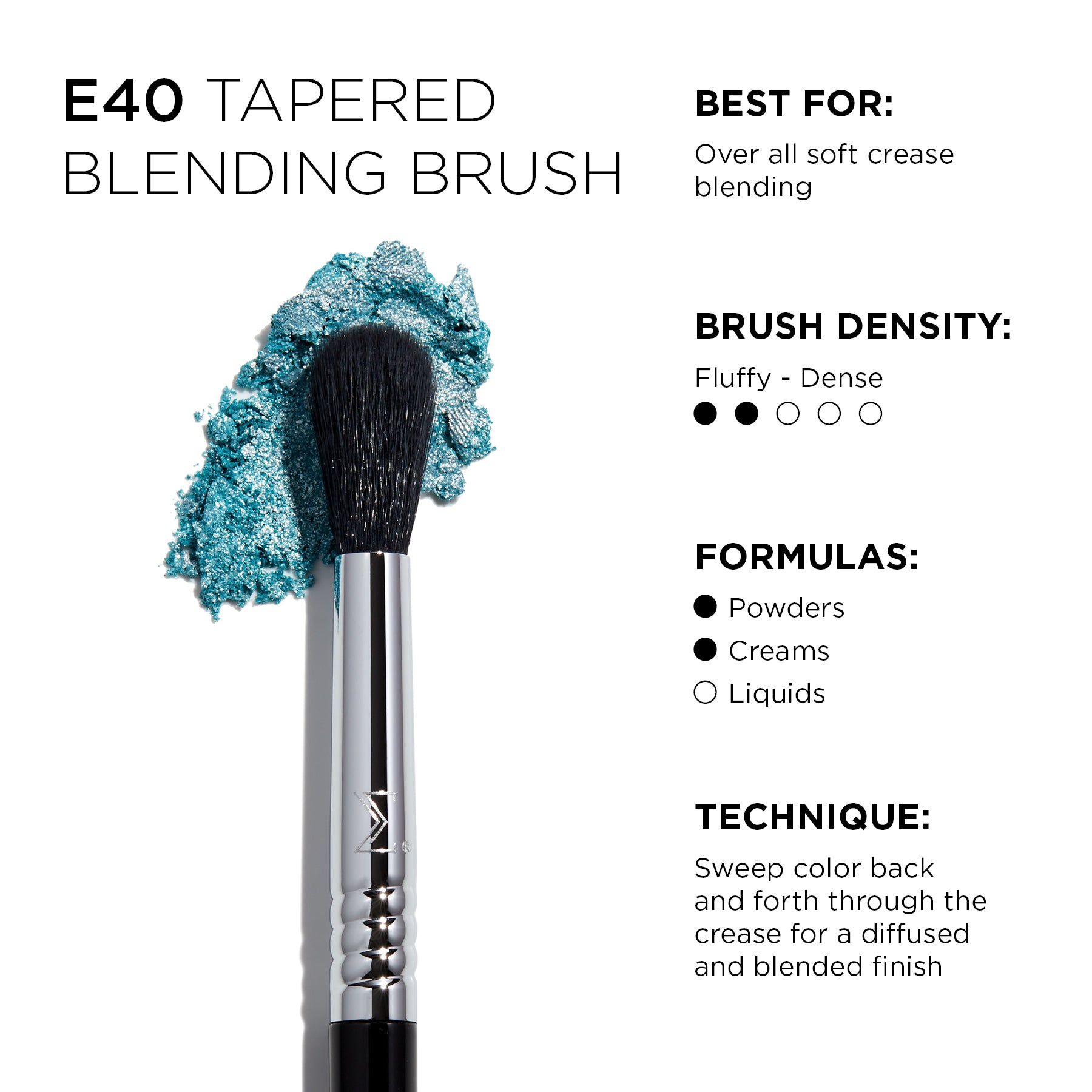 E40 Tapered Blending Brush