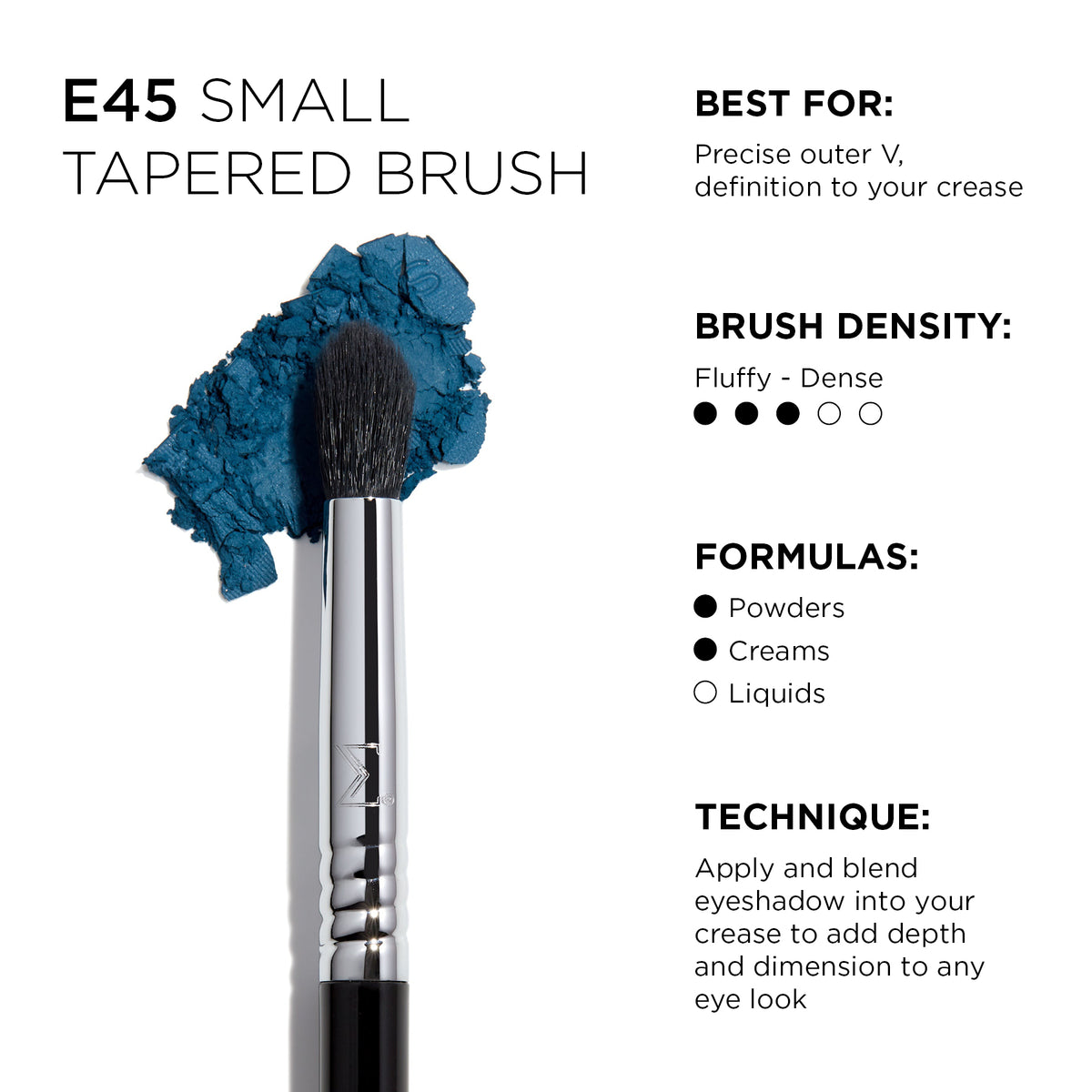 E45 Small Tapered Blending Brush