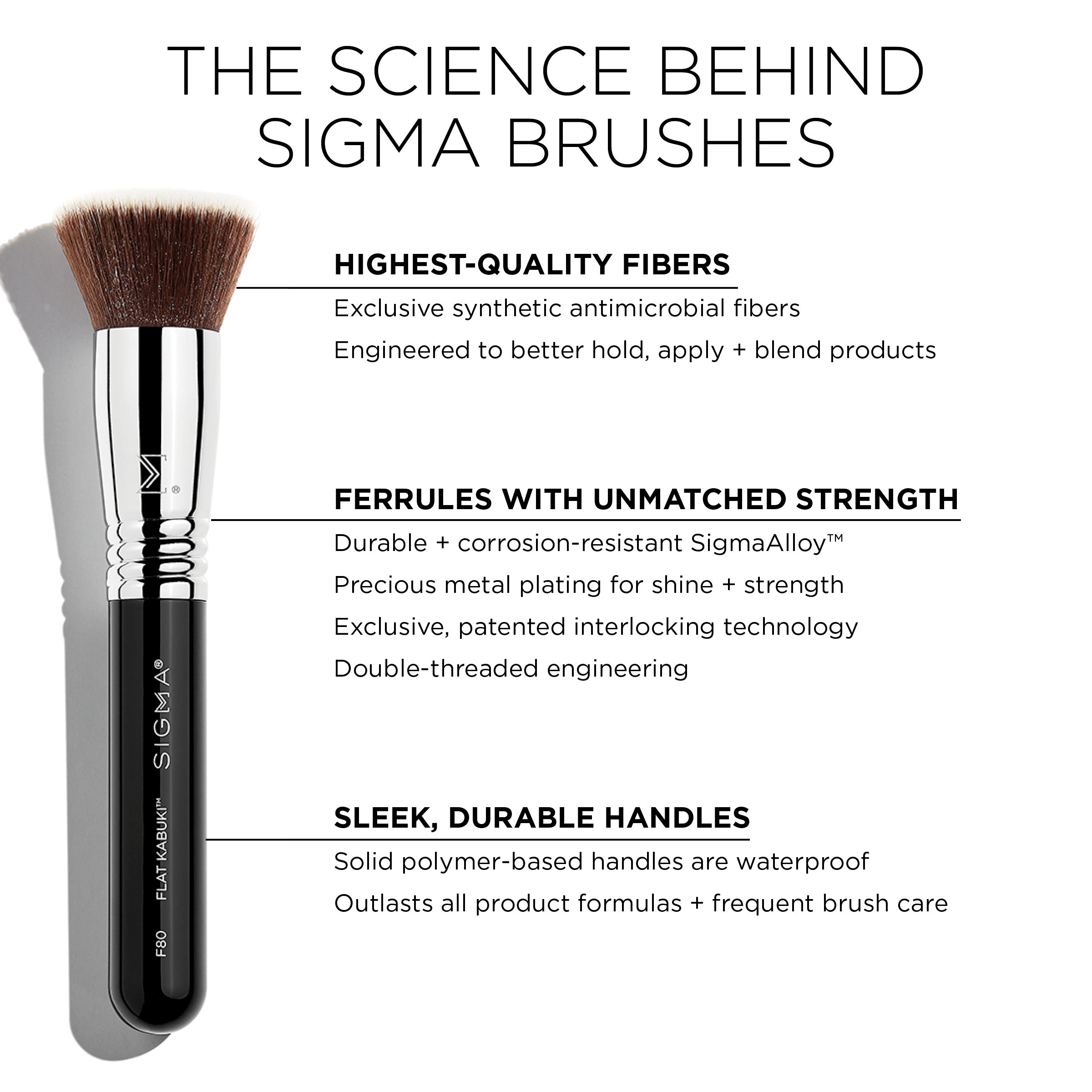 F80 Flat Kabuki™ Brush
