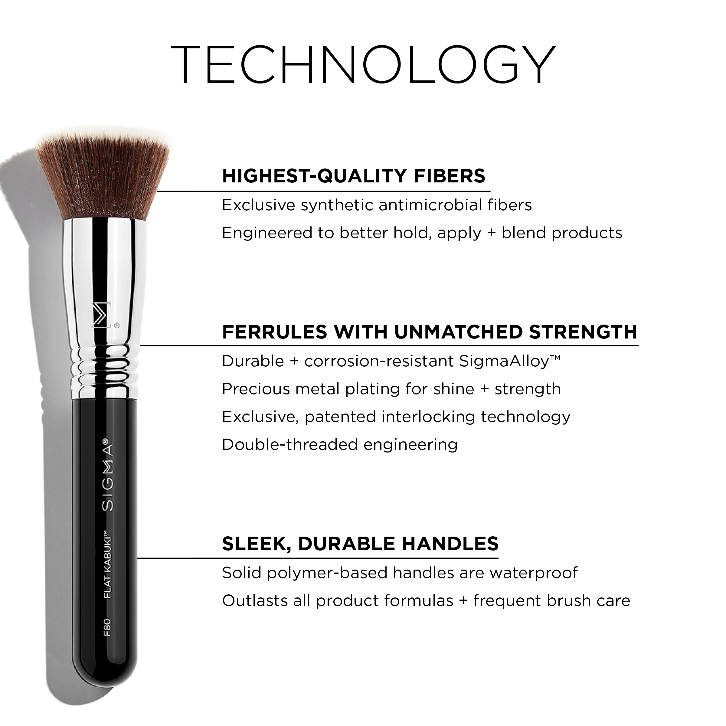 F80 Flat Kabuki™ Brush
