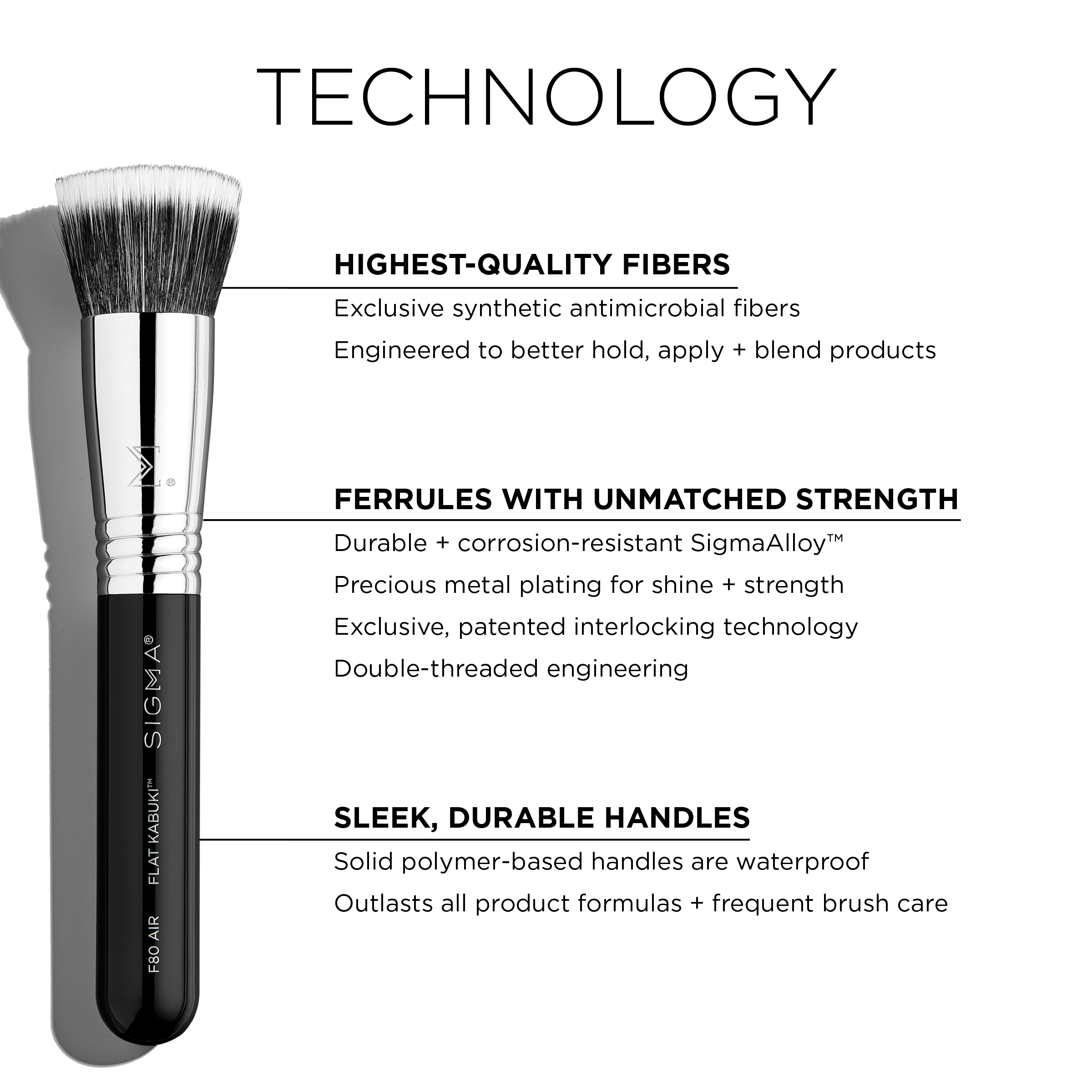 F80 Air Flat Kabuki™ Brush