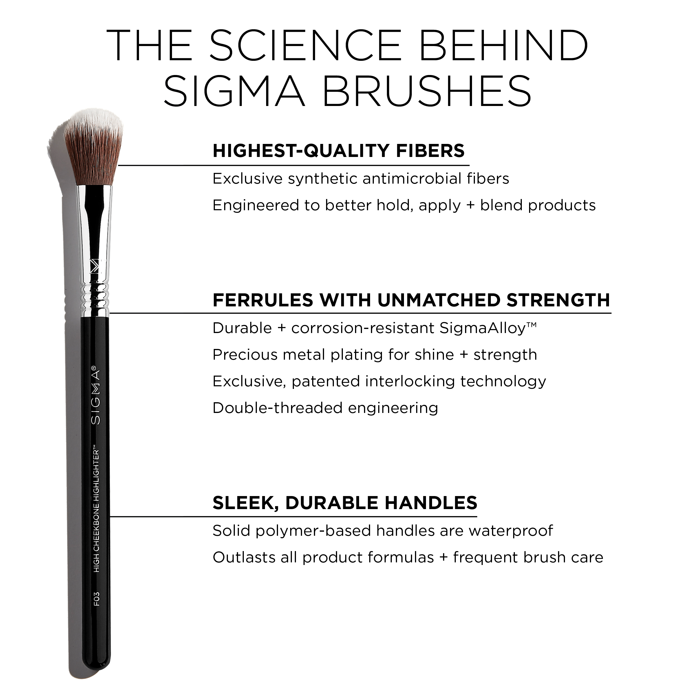 F03 High Cheekbone Highlighter™ Brush