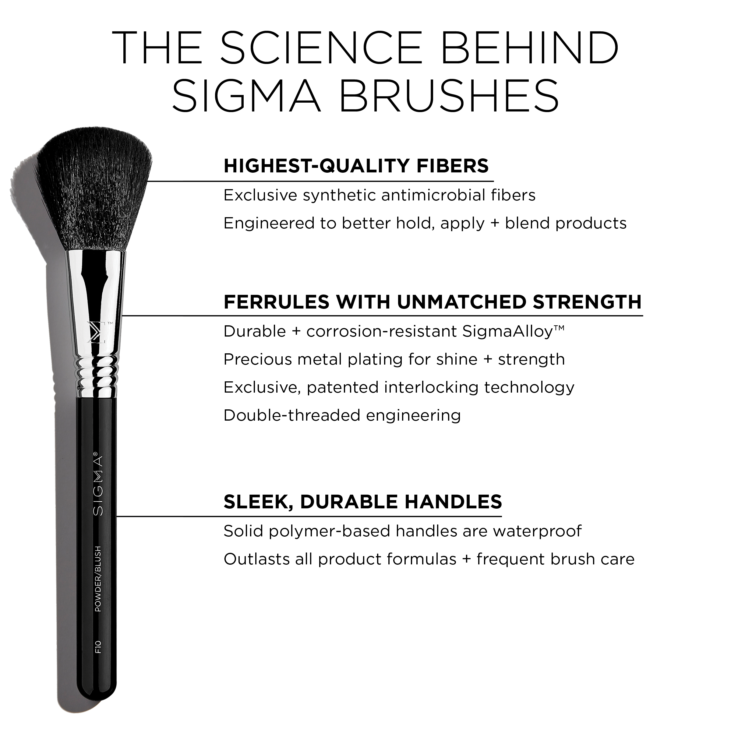 F10 Powder/Blush Brush