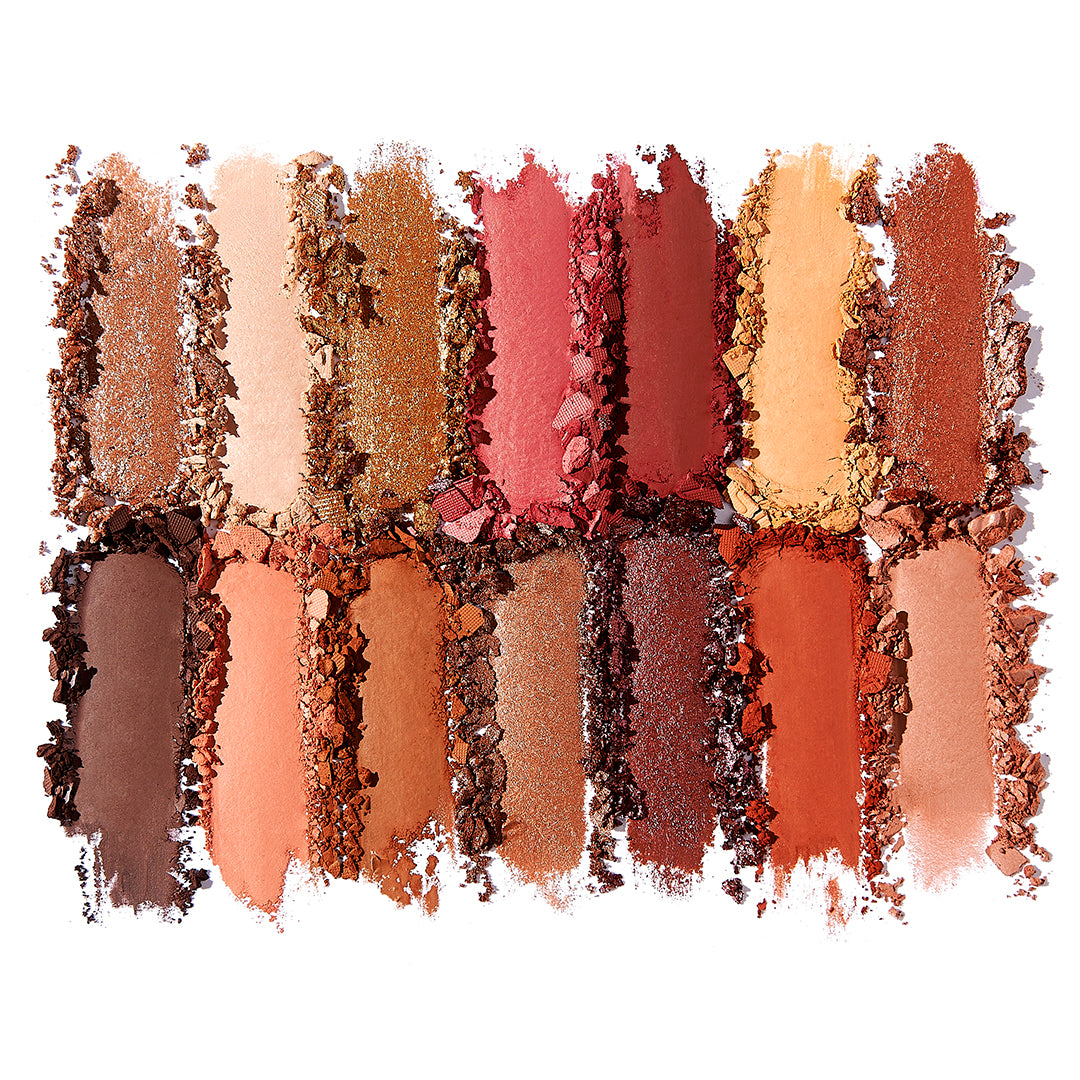 Sigma Beauty Cor-de-Rosa 14-Shade Eyeshadow Palette Color Swatches