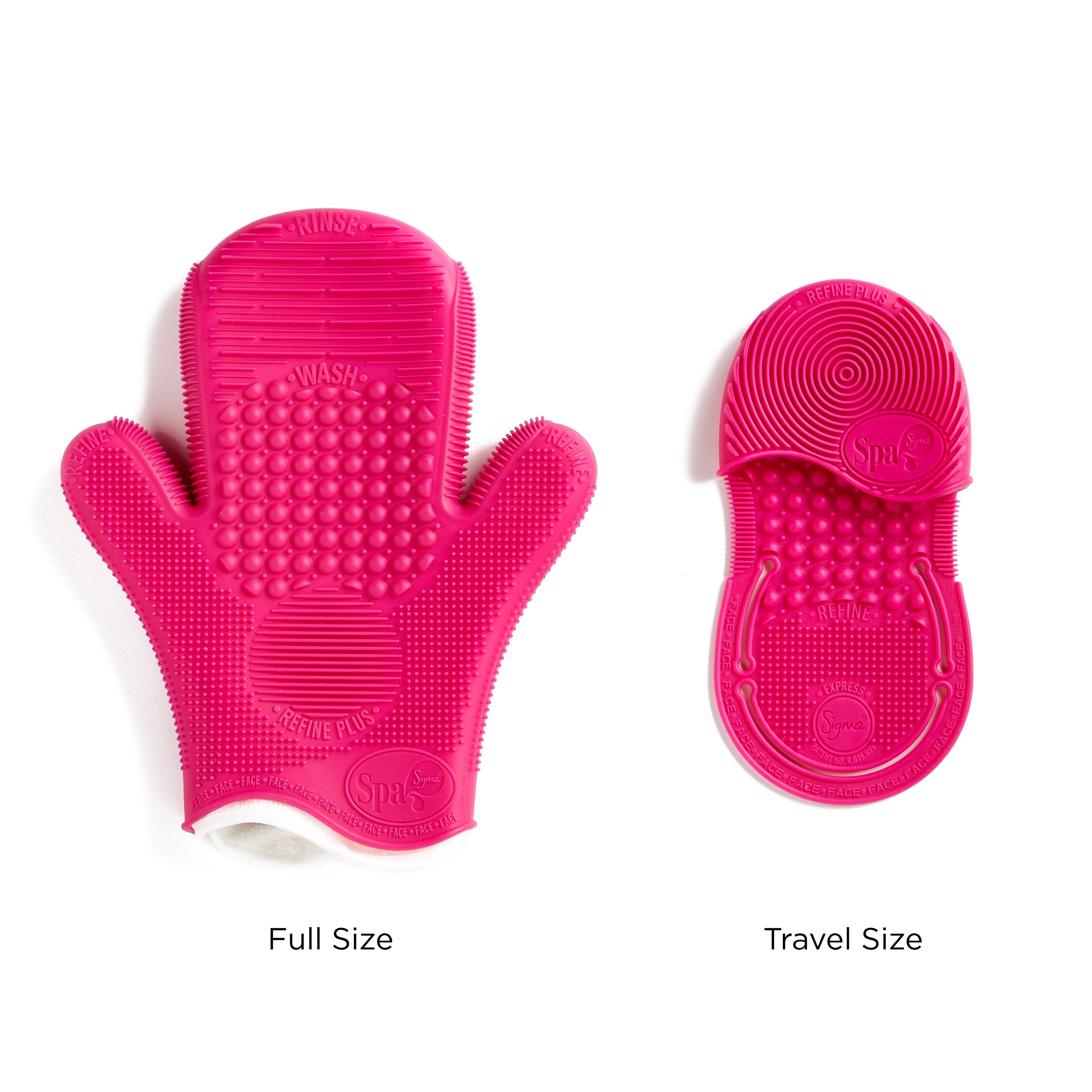 2x Sigma Spa® Brush Cleaning Gloves