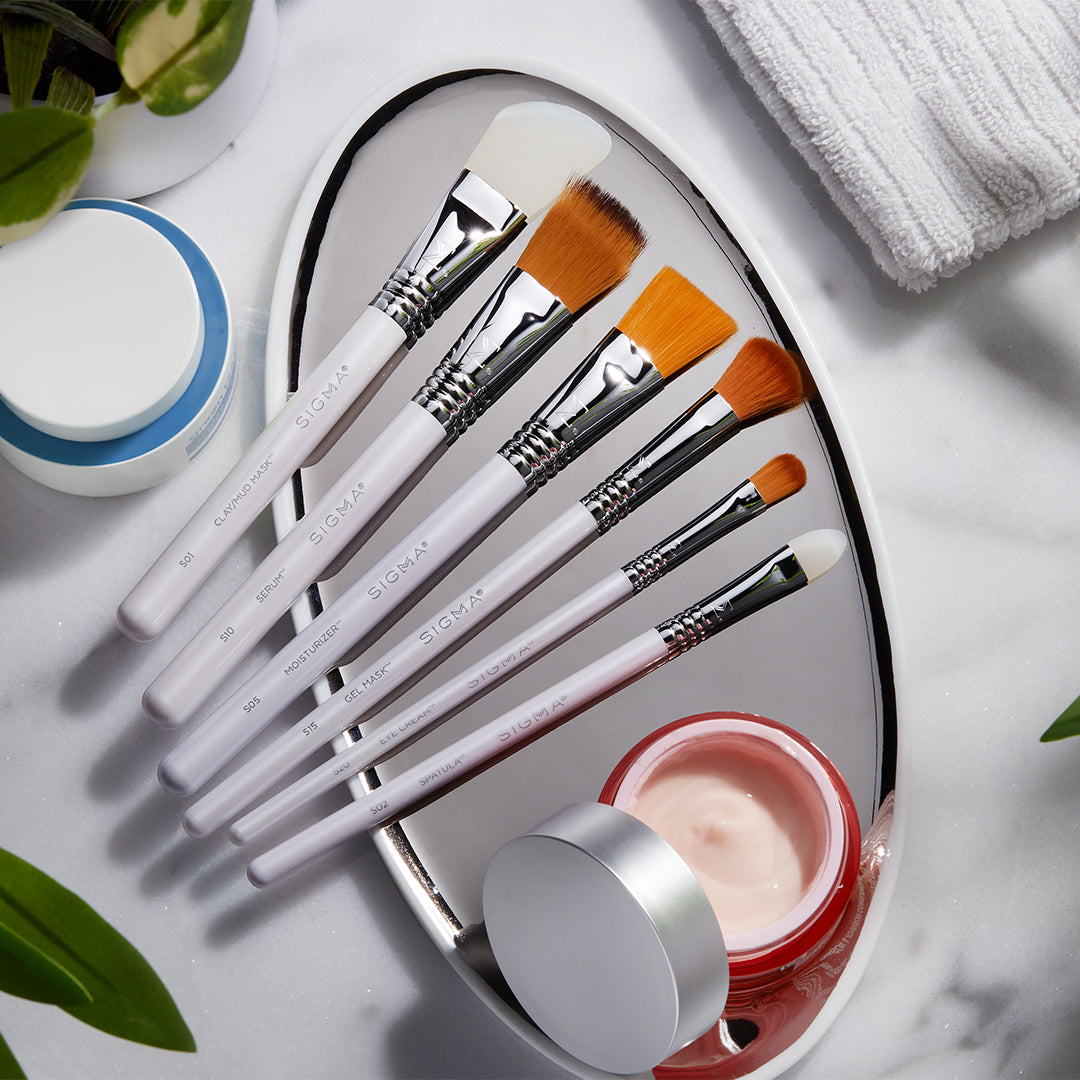 Skincare brushes by Sigma Beauty