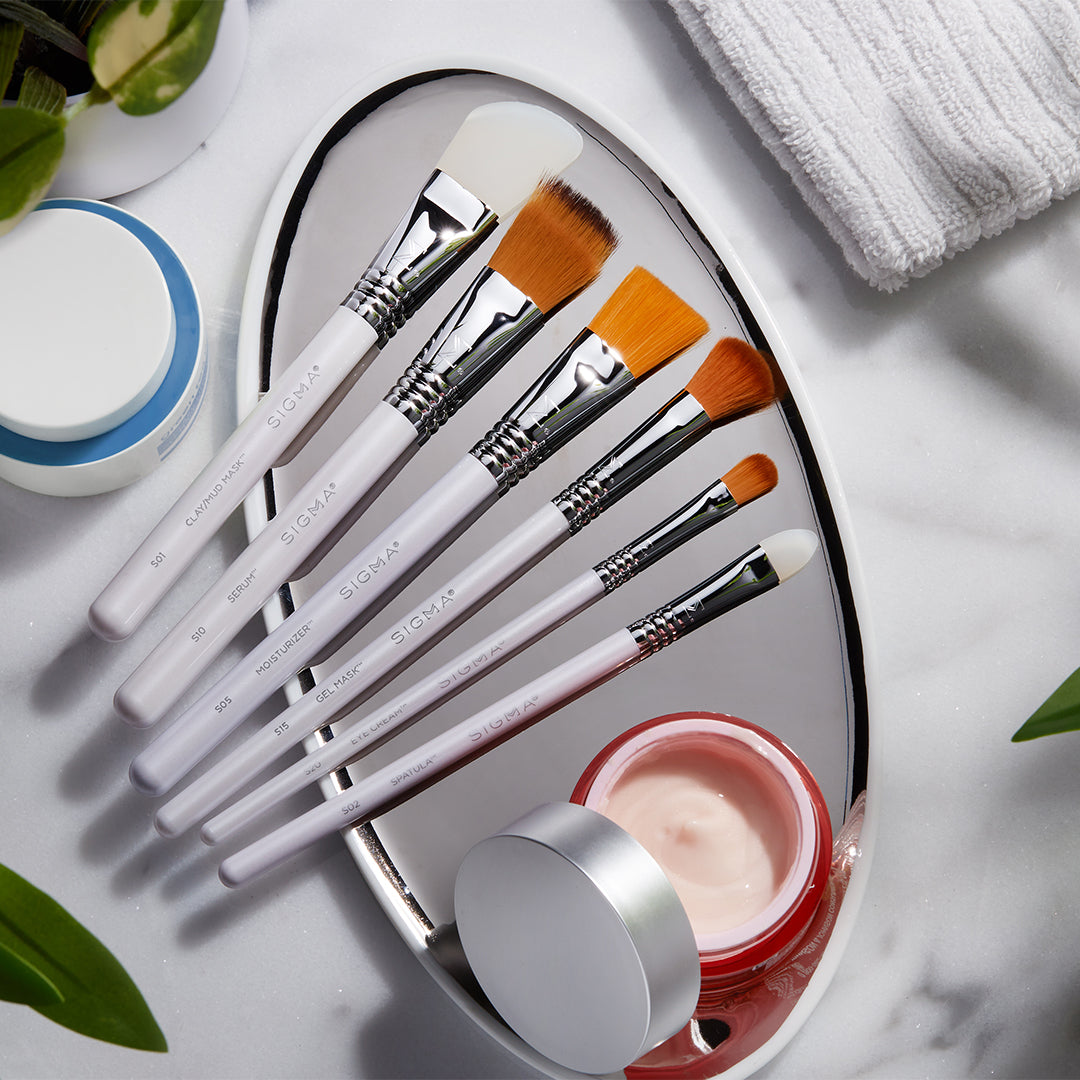 Skincare brushes by Sigma Beauty