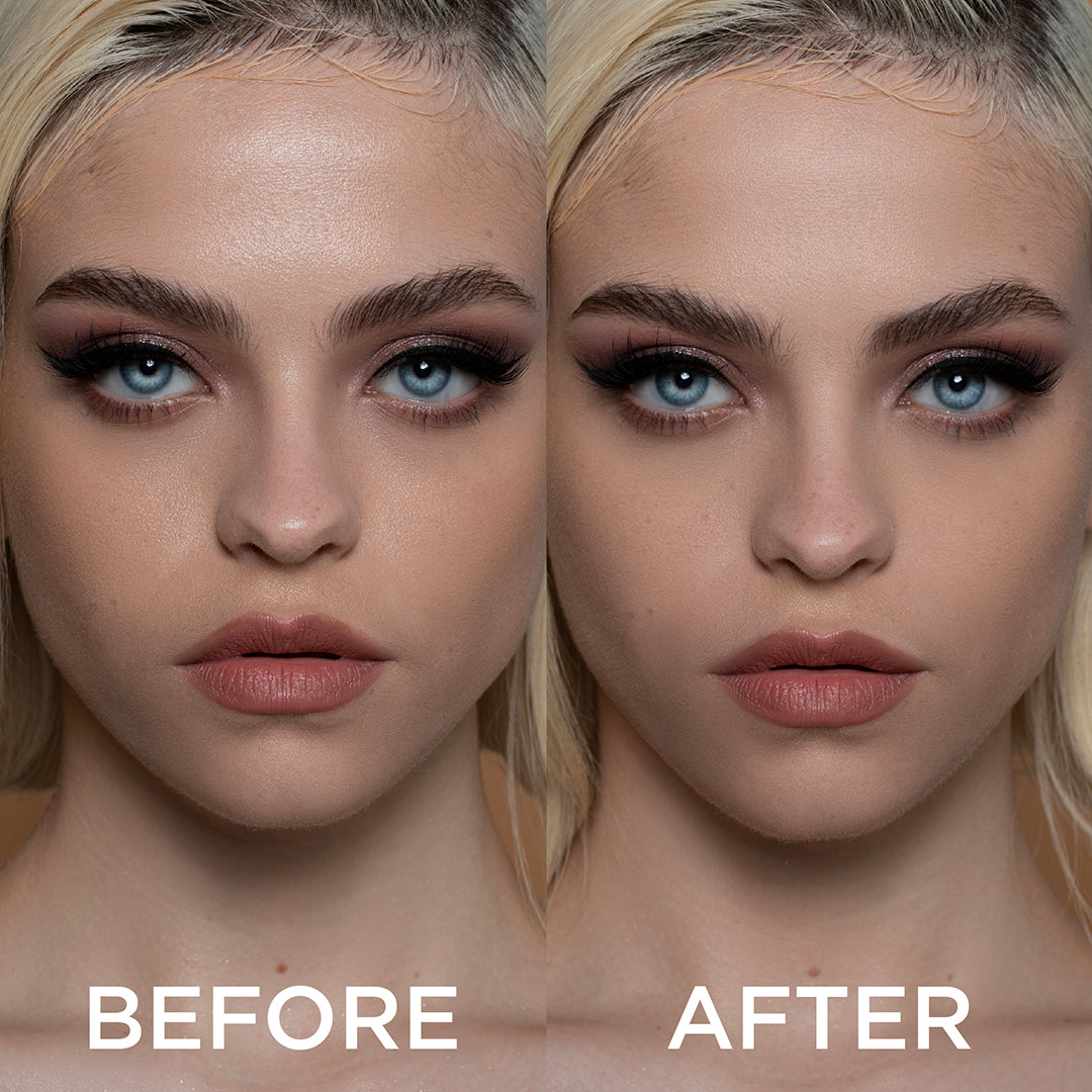 Soft Focus Setting Powder - Vanilla Bean before after