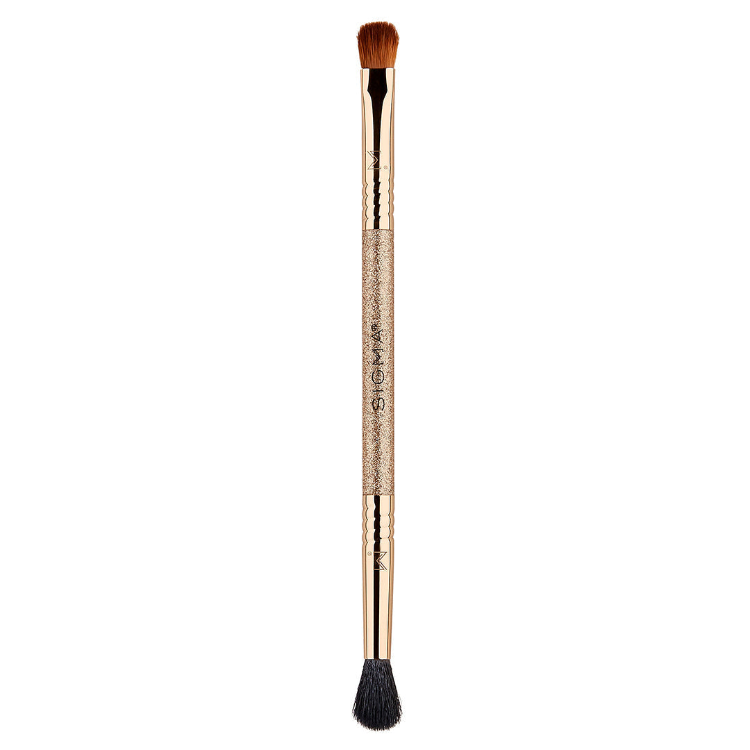 Gold Dual-Ended Eye Brush