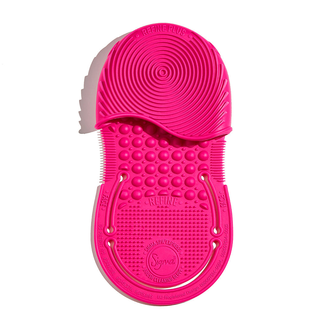 Pink Sigma Spa® Express Brush Cleaning Glove