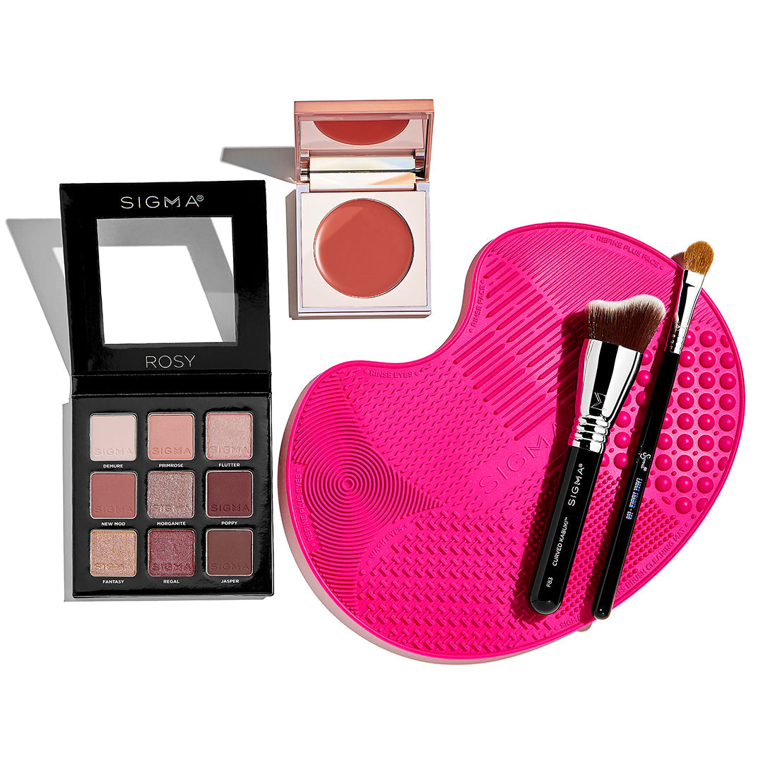 ‍Rosy Glow Makeup Set (100% off)