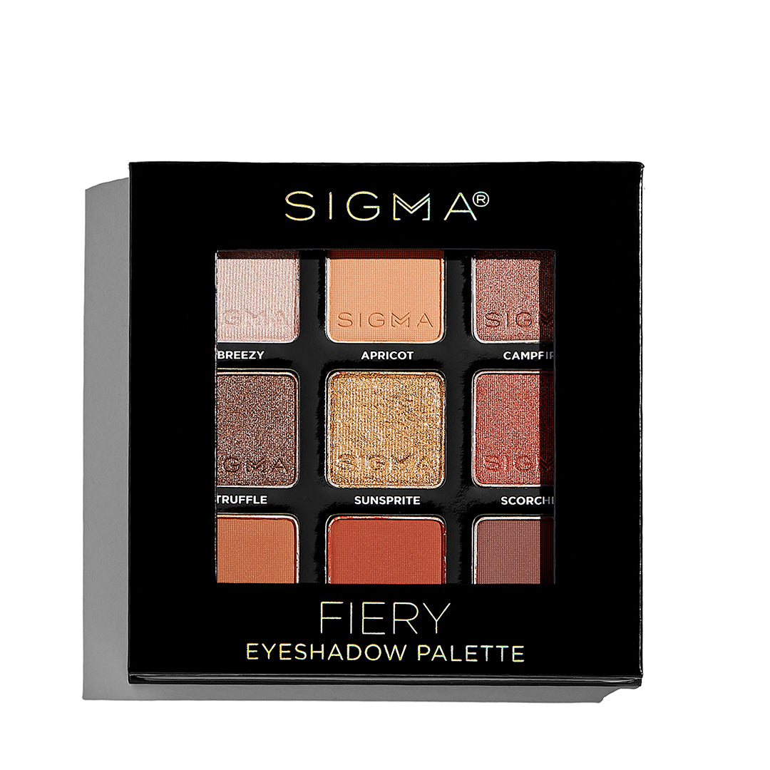 Sigma Beauty Fiery 9-shade Eyeshadow Palette