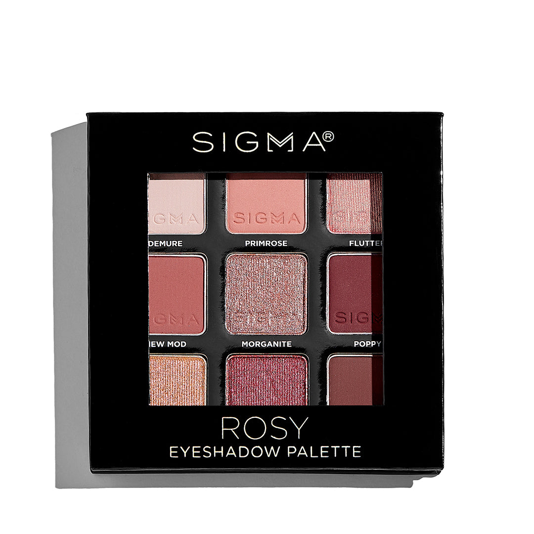 Sigma Beauty Rosy 9-shade Eyeshadow Palette