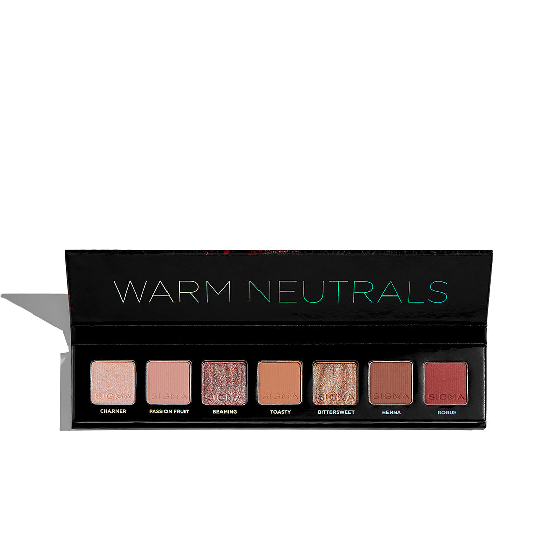 Sigma Beauty Warm Neutrals Mini 7-Shade Eyeshadow Palette 