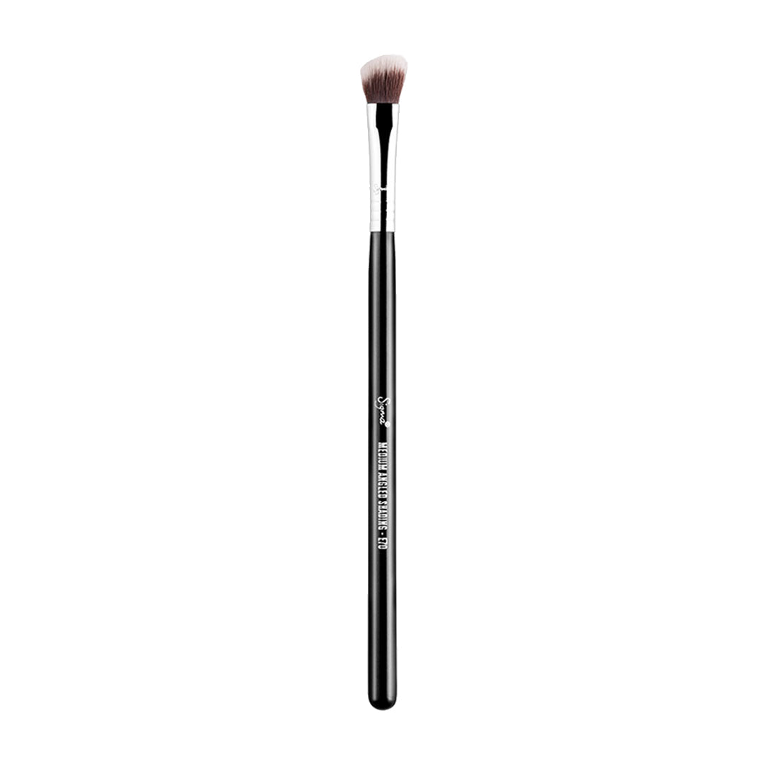 E70 Medium Angled Shading Brush - Bunny Black