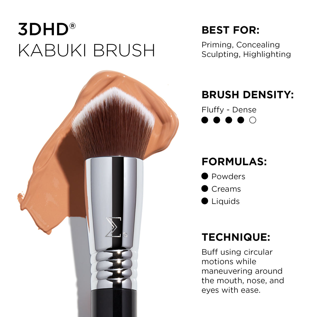 3DHD® Kabuki Brush