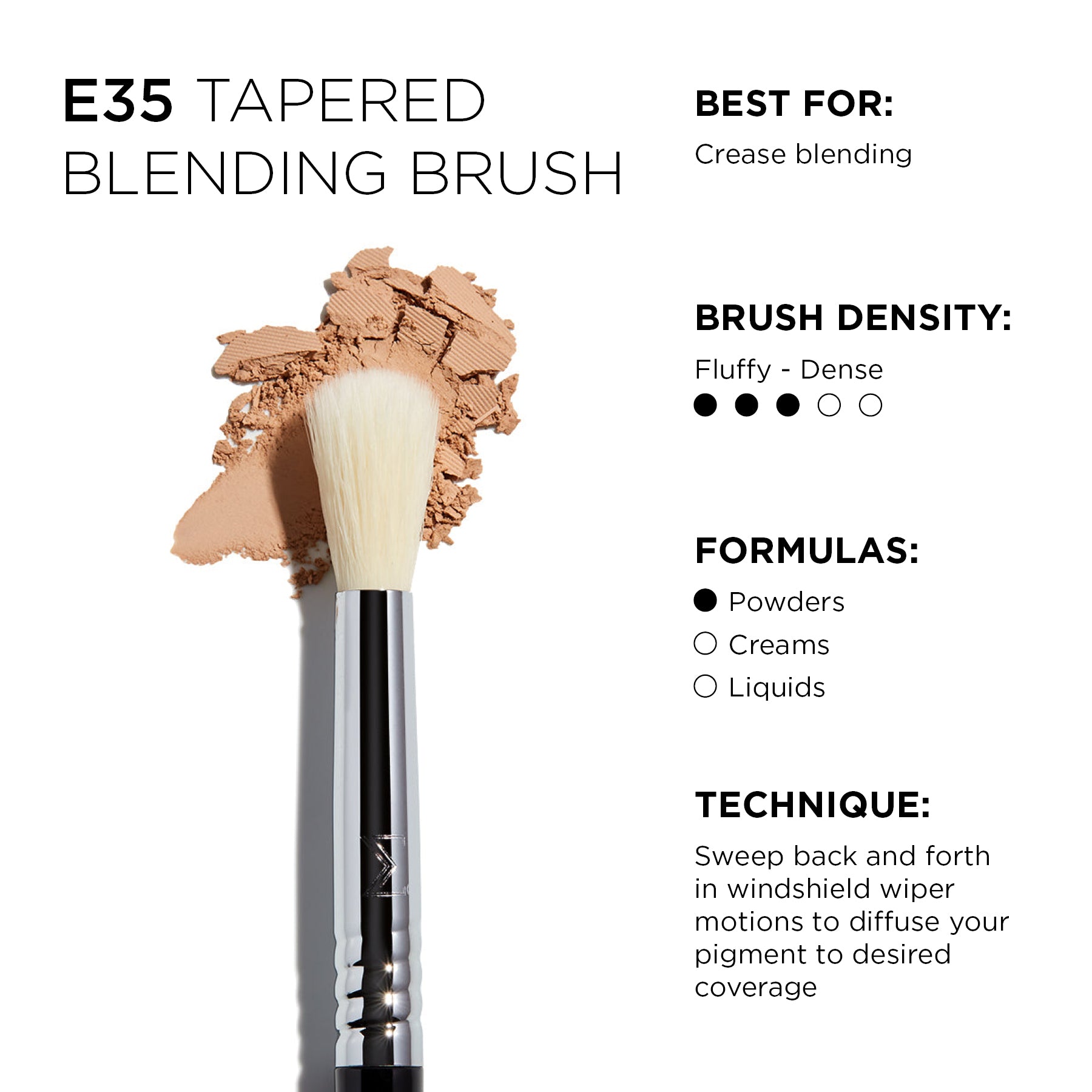 E35 Tapered Blending Brush