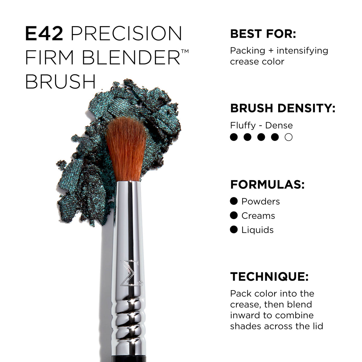 E42 Precision Firm Blender™ Brush