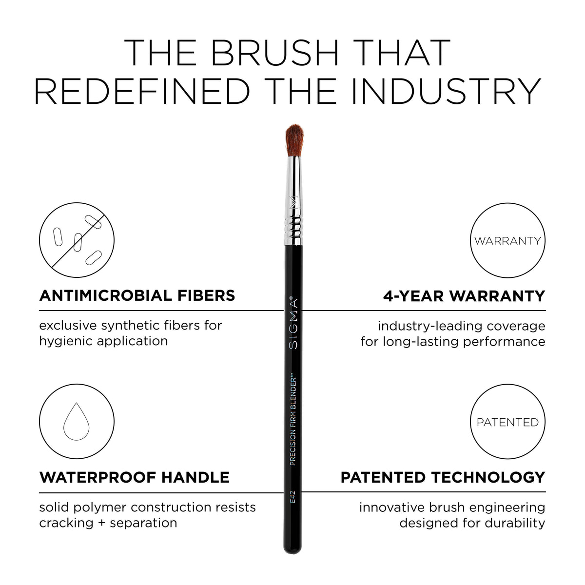 E42 Precision Firm Blender™ Brush