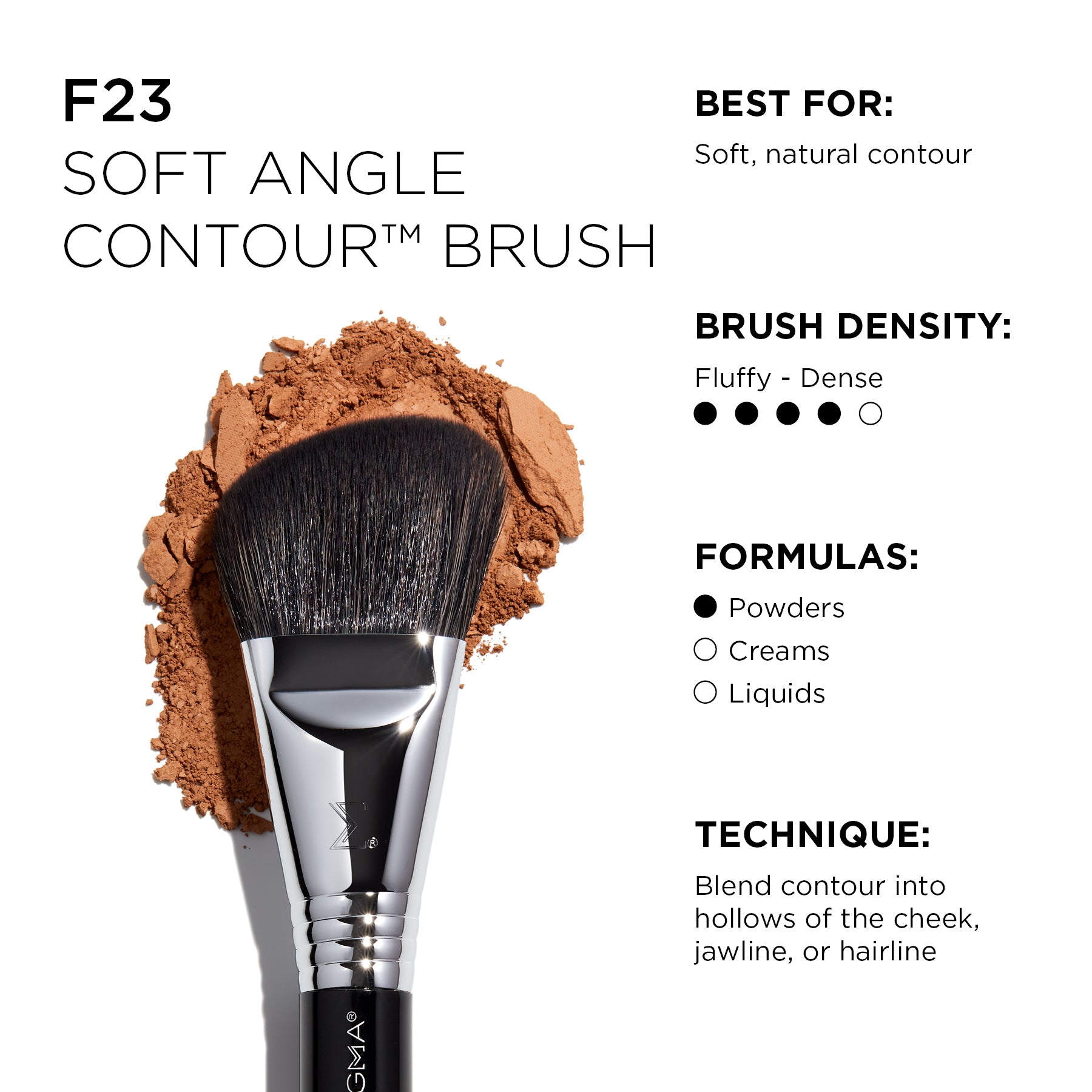 F23 Soft Angle Contour™ Brush