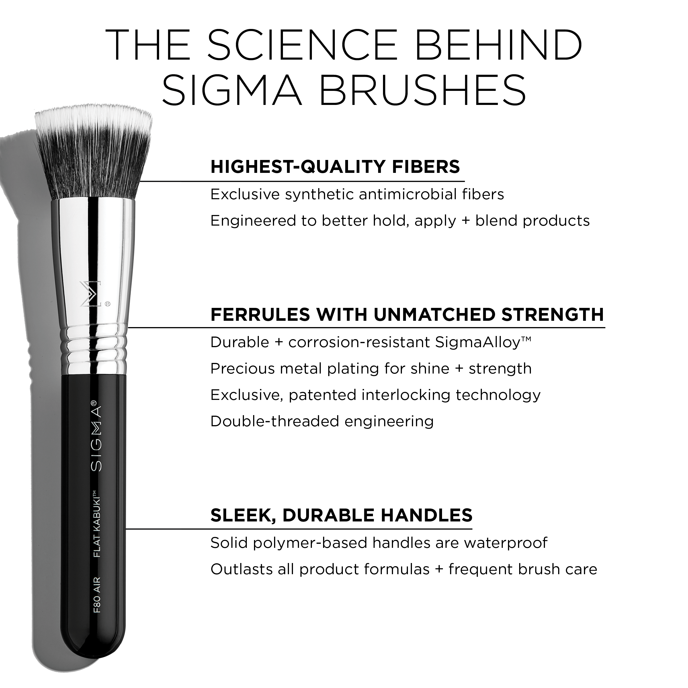 F80 Air Flat Kabuki™ Brush