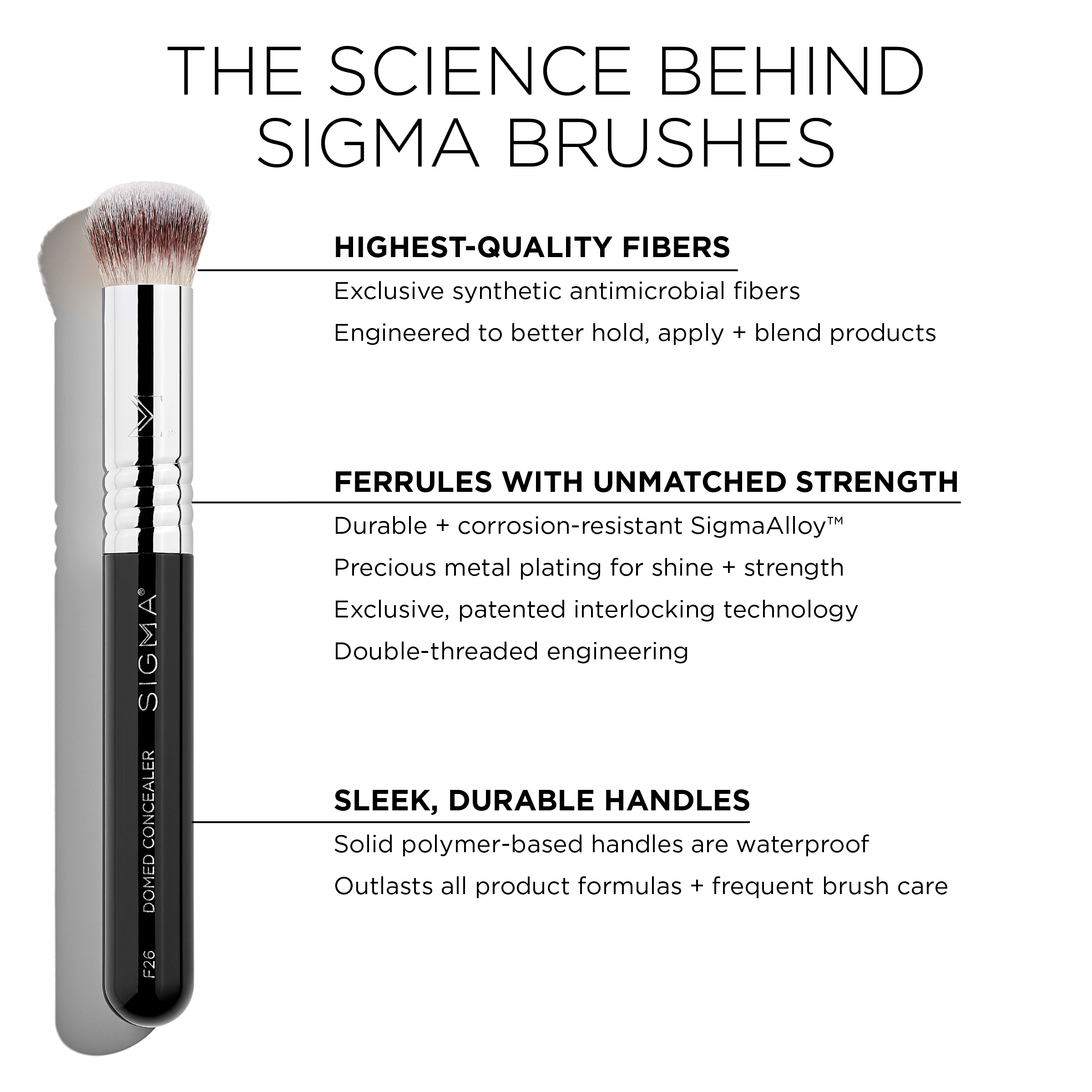 F26 Domed Concealer Brush