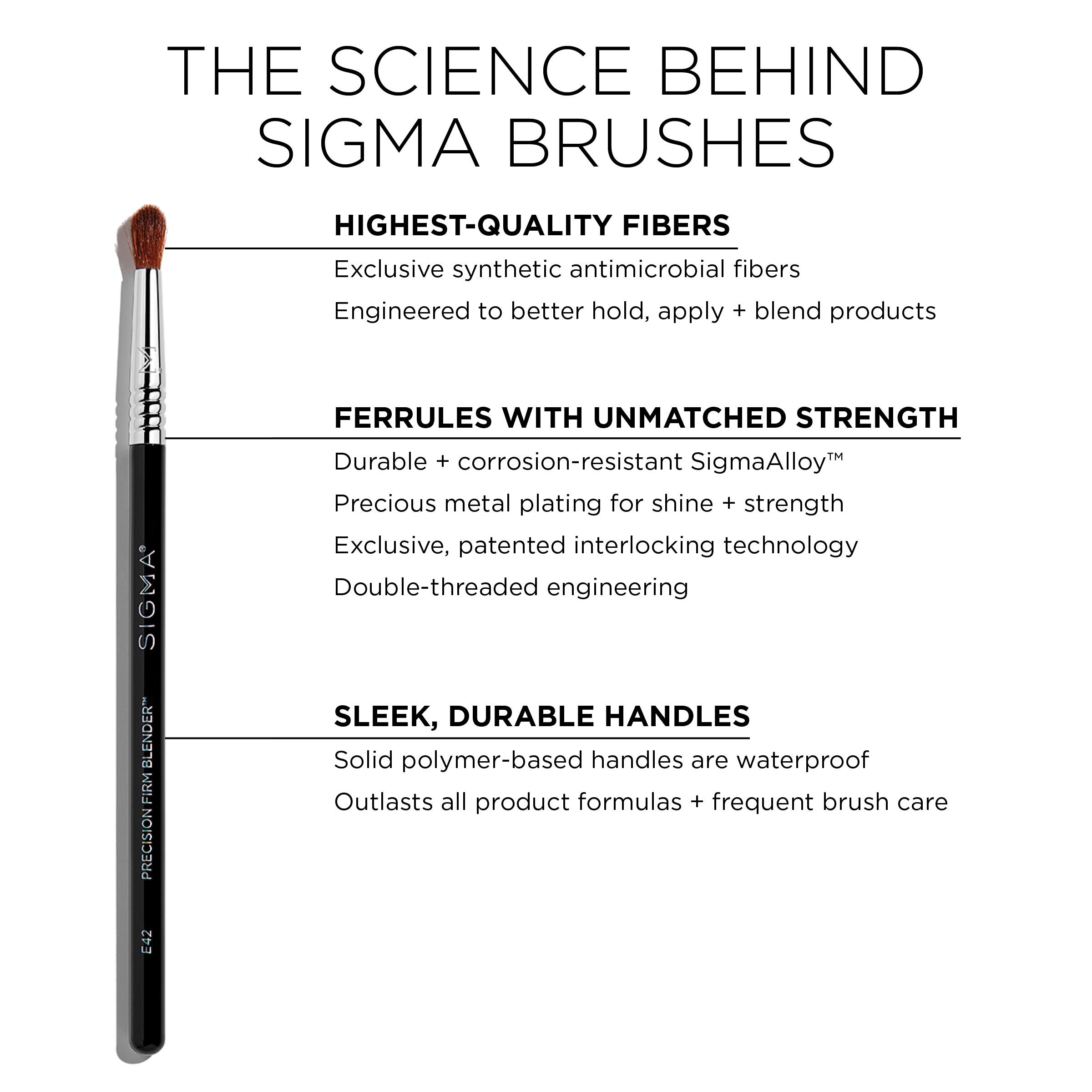 E42 Precision Firm Blender™ Brush