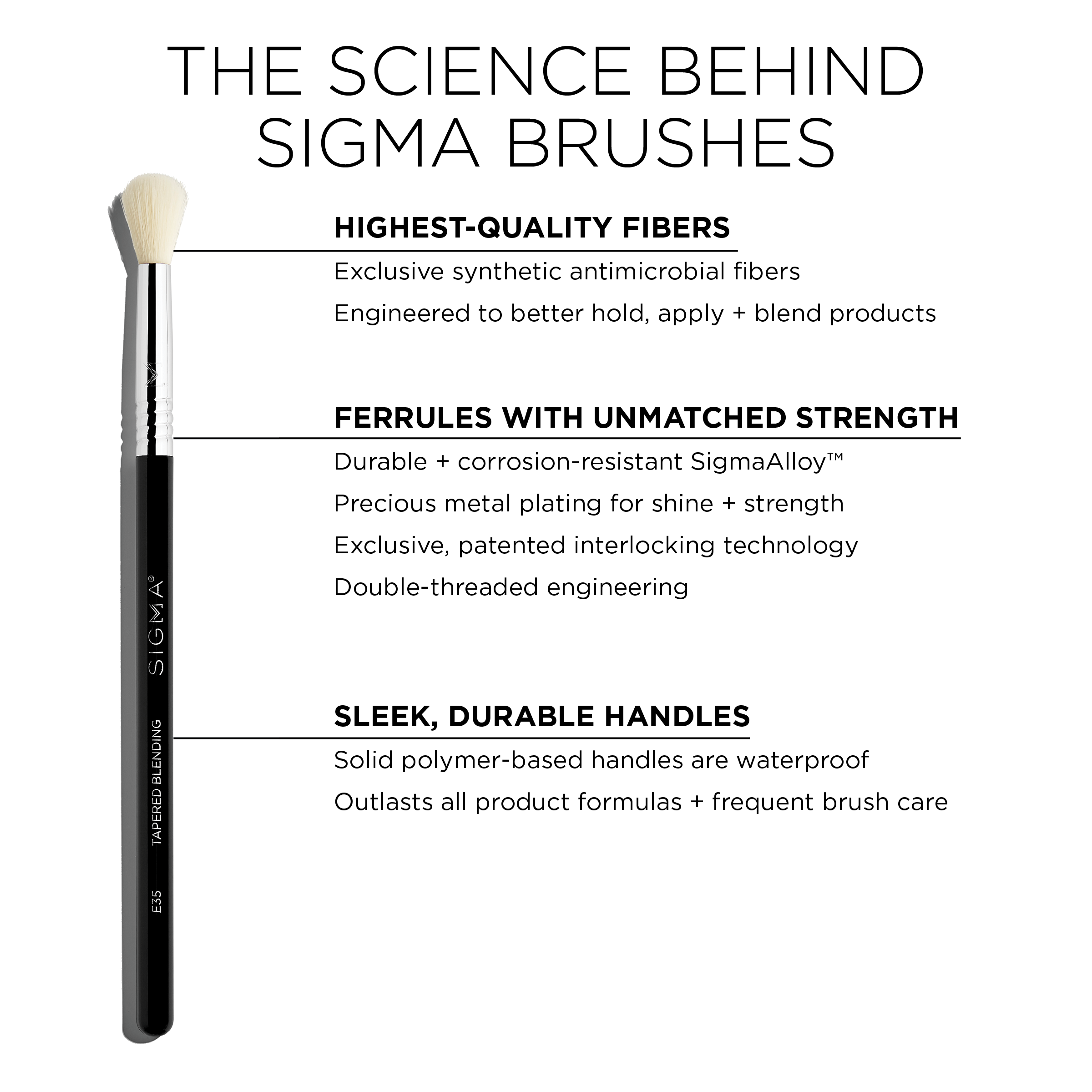 E35 Tapered Blending Brush