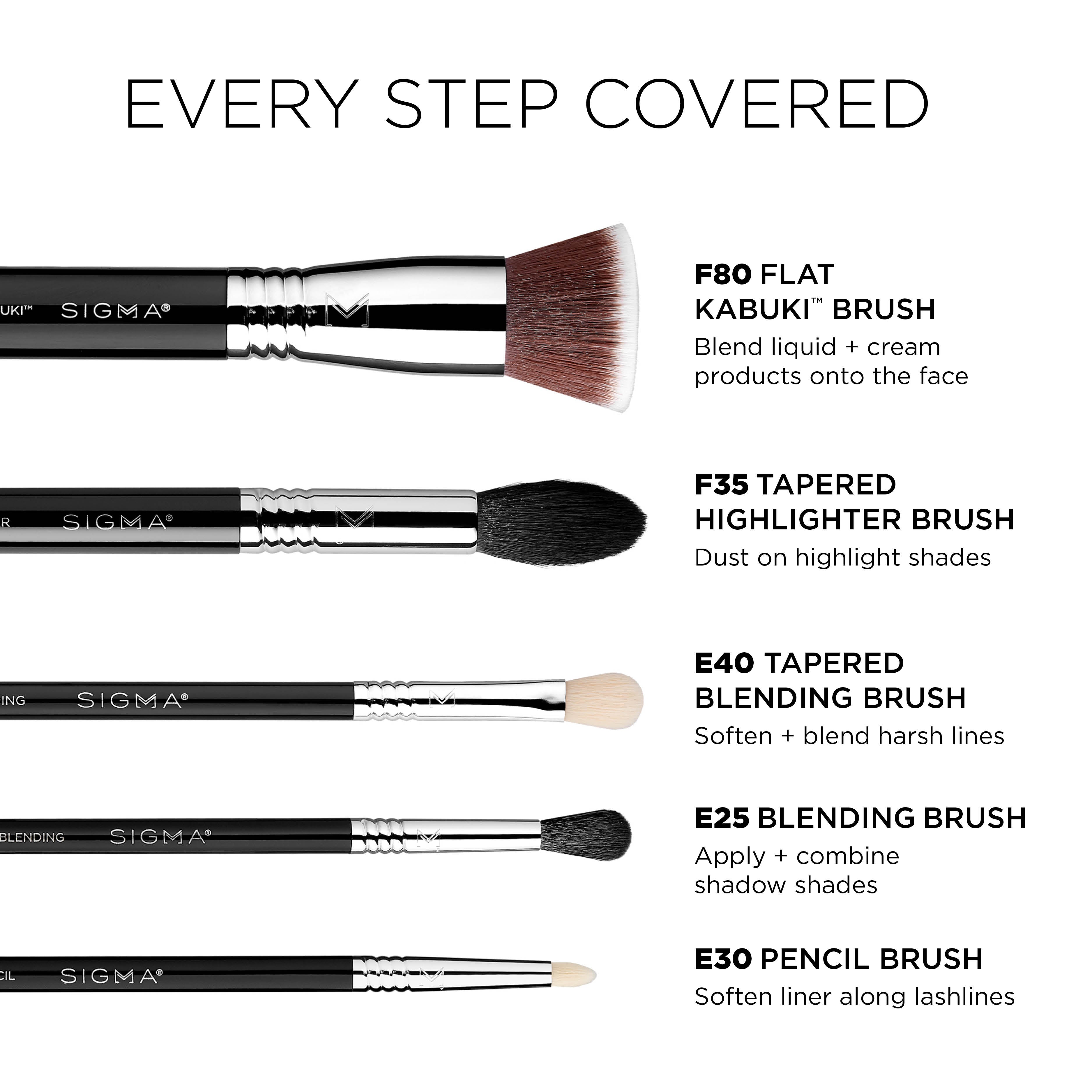 Most-Wanted Brush Set | Top Selling Sigma Makeup Brushes