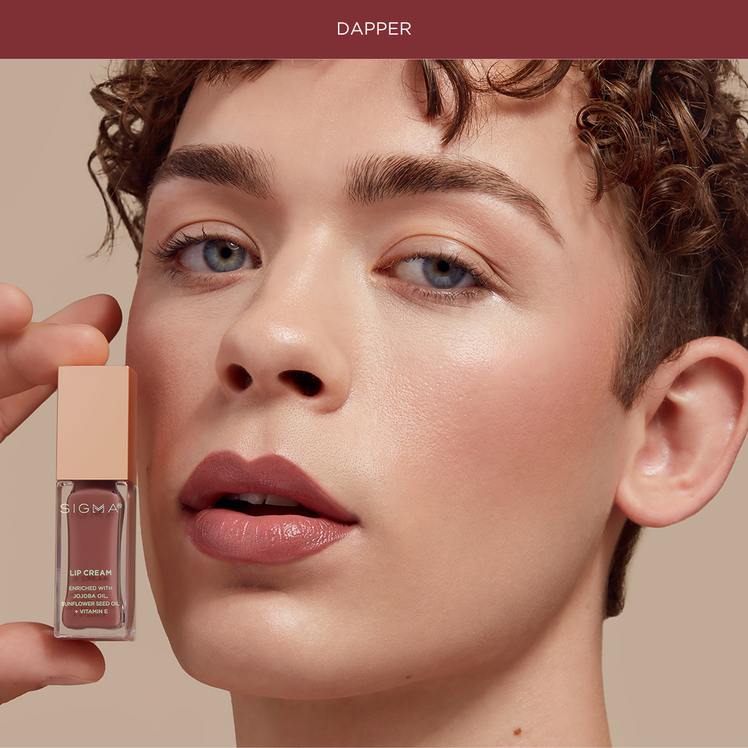 Lip Cream by Sigma Beauty in the shade Dapper 