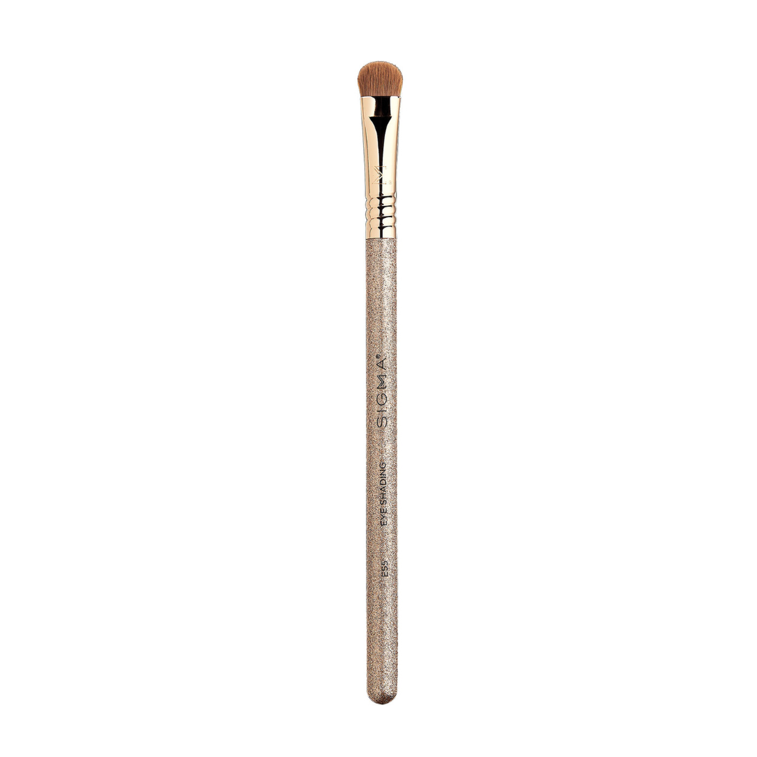 E55 Eye Shading Brush - Gold Glitter