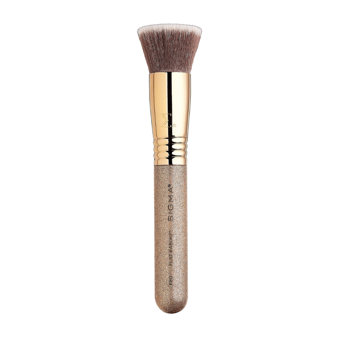 F80 Flat Kabuki™ Brush - Gold Glitter