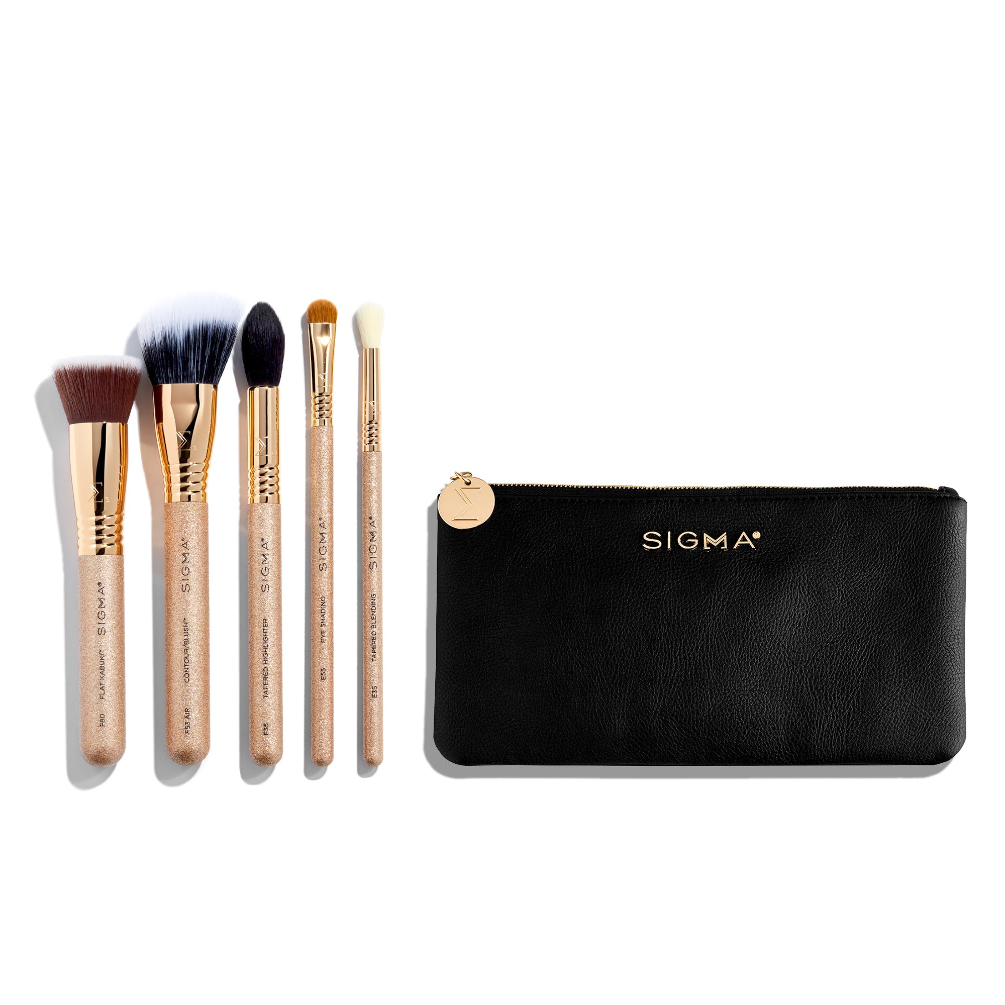 Golden Glam Brush Set