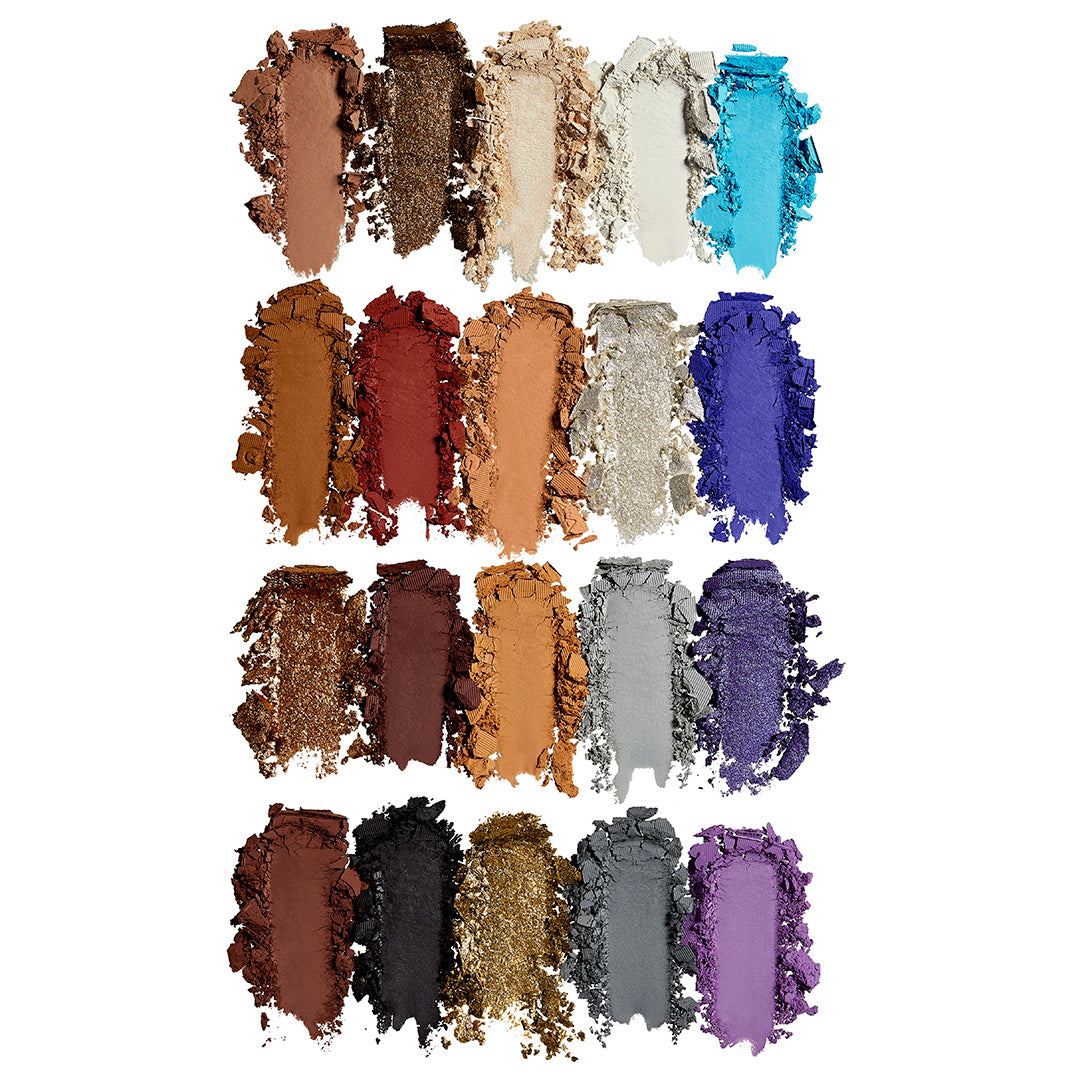 AN KNOOK PRO EYESHADOW PALETTE SWATCHES