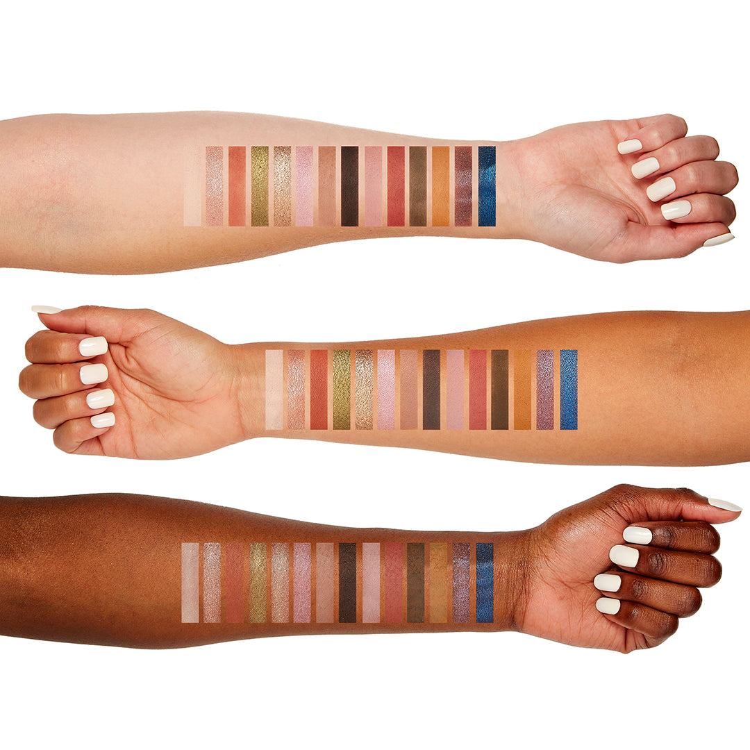 UNTAMED EYESHADOW PALETTE ARM SWATCHES